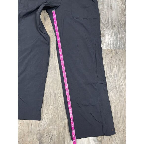Athleta Trekkie High Rise Parachute Pants Size 4 Black Zip Ankle Elastic Waist - Picture 12 of 12